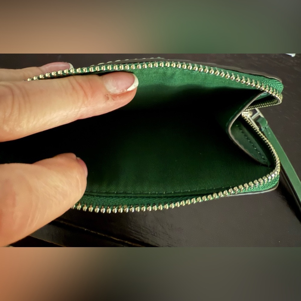 Tory Burch card case wallet color block zipper po… - image 5